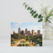 Fort Worth Texas Reizen Briefkaart (Staand voorkant)