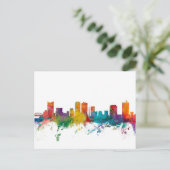Fort Worth Texas Skyline Briefkaart (Staand voorkant)