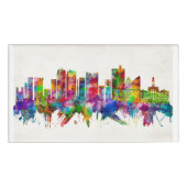 Fort Worth Texas Skyline Naambadge (Voorkant)