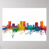 Fort Worth Texas Skyline Poster (Voorkant)