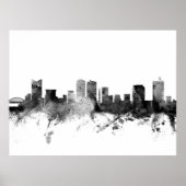 Fort Worth Texas Skyline Poster (Voorkant)
