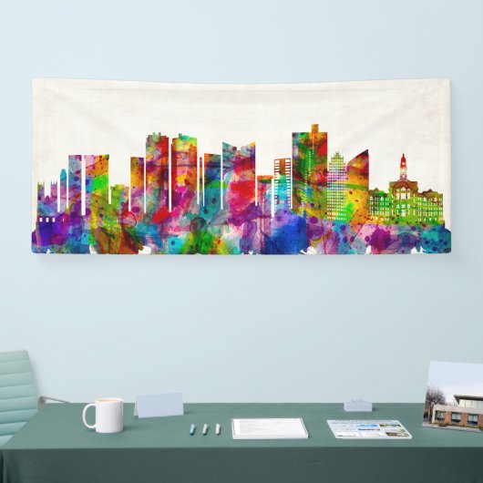 Fort Worth Texas Skyline Spandoek (Beurs)
