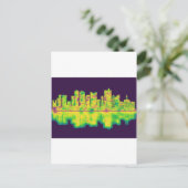 Fort Worth Texas Skyline Uitnodiging Briefkaart (Staand voorkant)