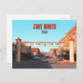 Fort Worth Texas Stock Yards  Briefkaart (Voorkant / Achterkant)