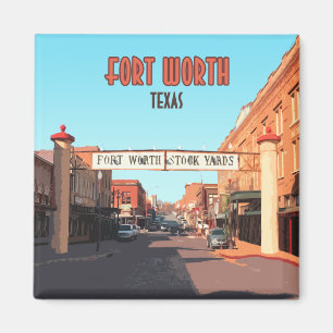 Fort Worth Texas Stock Yards Magneet