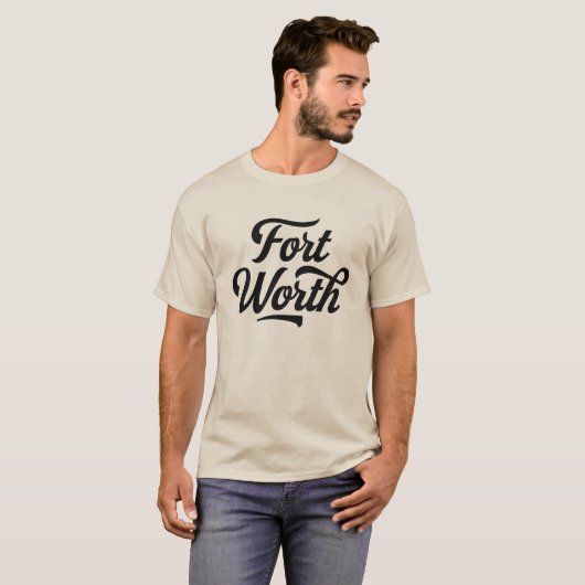 Fort Worth, Texas T-shirt (Voorkant volledig)
