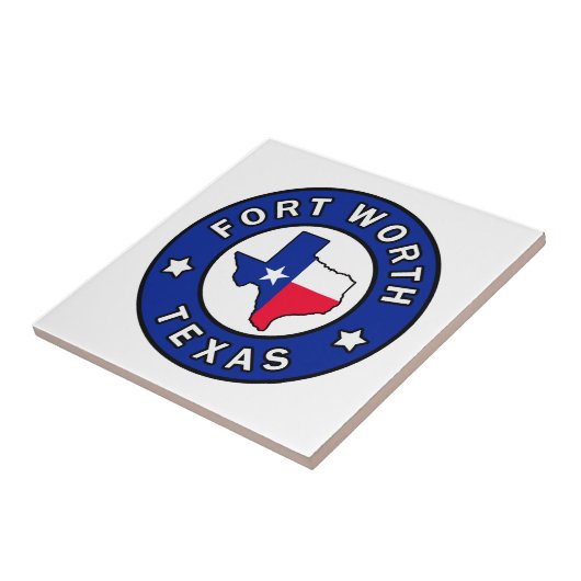 Fort Worth Texas Tegeltje (Zijkant)