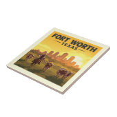  Fort Worth, Texas Tegeltje (Zijkant)