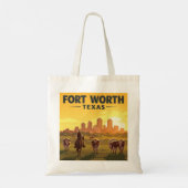  Fort Worth, Texas Tote Bag (Achterkant)