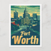 Fort Worth Texas Verenigde Staten Beroemde Reispla Briefkaart (Voorkant)