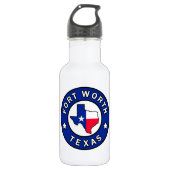 Fort Worth Texas Waterfles (Voorkant)