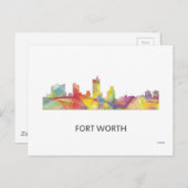 FORT WORTH, TEXAS WB1 - BRIEFKAART (Voorkant / Achterkant)