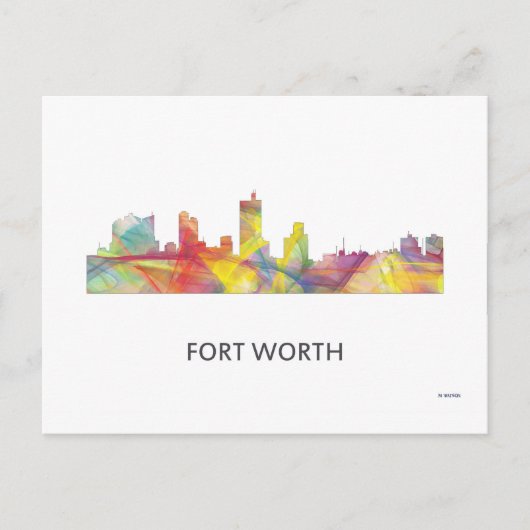 FORT WORTH, TEXAS WB1 - BRIEFKAART (Voorkant)