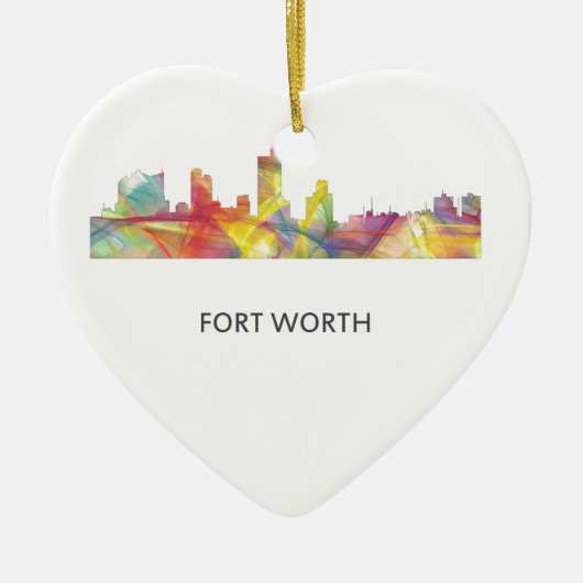 FORT WORTH, TEXAS WB1 - KERAMISCH ORNAMENT (Voorkant)