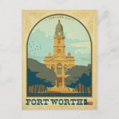 Fort Worth, TX Briefkaart (Voorkant)