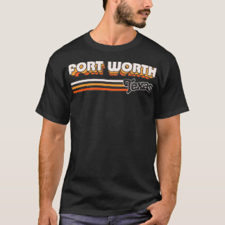 Fort Worth TX City Stripes T-shirt