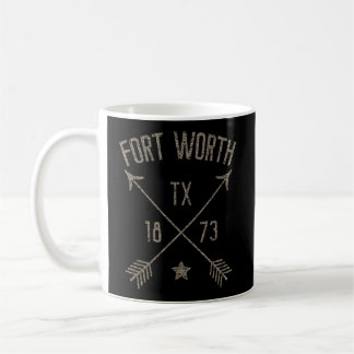 Fort Worth TX Hoodie Verdrietig Boho Stijl Home CI Koffiemok