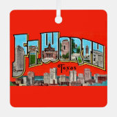  Fort Worth TX Ornament (Voorkant)
