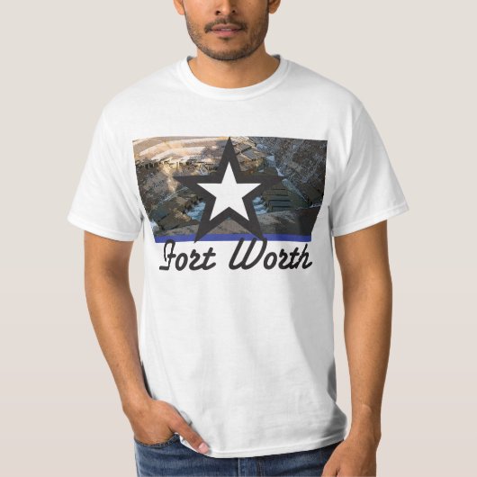 Fort Worth Water Gardens Star T-shirt (Voorkant)