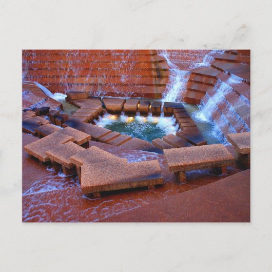 Fort Worth Watergarden Briefkaart (Voorkant)
