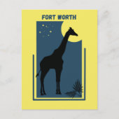 Fort Worth Zoo  Giraffe Briefkaart (Voorkant)