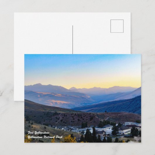 Fort Yellowstone Briefkaart (Voorkant / Achterkant)