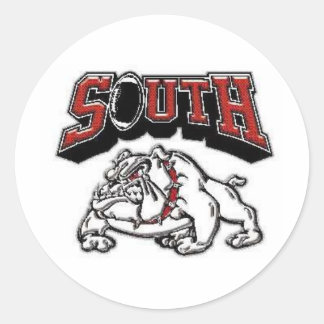 Fort Zumwalt South Jr Bulldogs Football Club Store Ronde Sticker