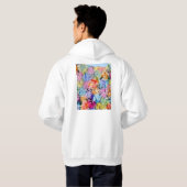 Fortaleza Brazil City Map Hoodie (Achterkant volledig)