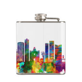 Fortaleza Brazil Skyline Heupfles (Achterkant)