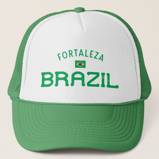 Fortaleza Brazilië Trucker Pet (Voorkant)