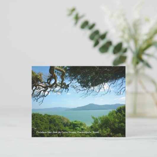 Fortaleza São José, Florianópolis, Brasil. Briefkaart (Staand voorkant)
