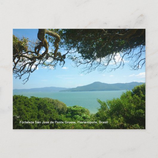 Fortaleza São José, Florianópolis, Brasil. Briefkaart (Voorkant)
