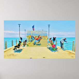 Forte dei Marmi Pier Daydroom, Poster Print