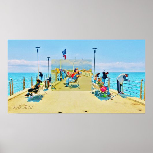 Forte dei Marmi Pier Daydroom, Poster Print (Voorkant)