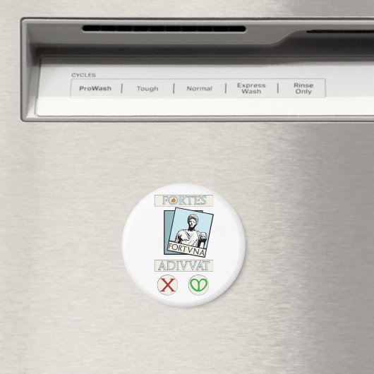 Fortes Fortuna Adiuvat Magneet (Insitu (Vaatwasser))