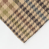 Forth Antiek Glen Check geruite patroon Fleece Deken (Hoek)