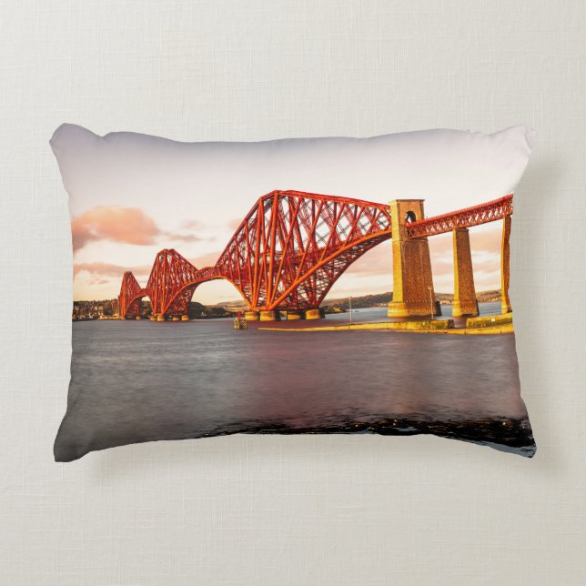 Forth Bridge Pillow Accent Kussen (Voorkant)