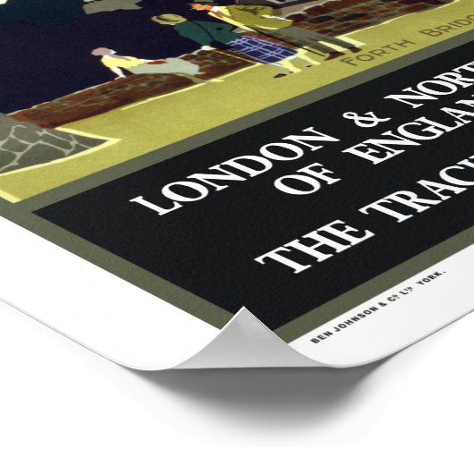 Forth Bridge - Schotland Poster (Hoek)