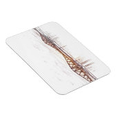 Forth Bridge Scotland Minimalist Sketch Magneet (Rechterzijde)