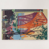  Forth Bridge Scotland Railroad Travel Art Legpuzzel (Horizontaal)