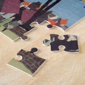  Forth Bridge Scotland Railroad Travel Art Legpuzzel (Zijkant)