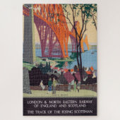  Forth Bridge Scotland Railroad Travel Art Legpuzzel (Verticaal)