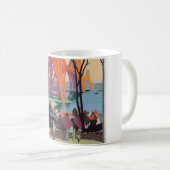  forth Bridge Scotland Railroad Travel Mug Koffiemok (Voorkant rechts)