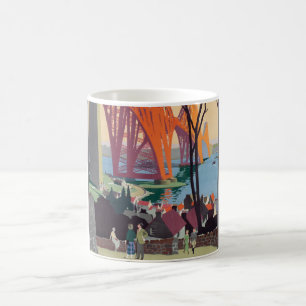 forth Bridge Scotland Railroad Travel Mug Koffiemok