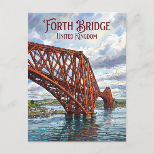Forth Bridge Verenigd Koninkrijk Briefkaart