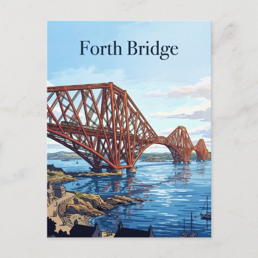 Forth Bridge Verenigd Koninkrijk Briefkaart (Voorkant)