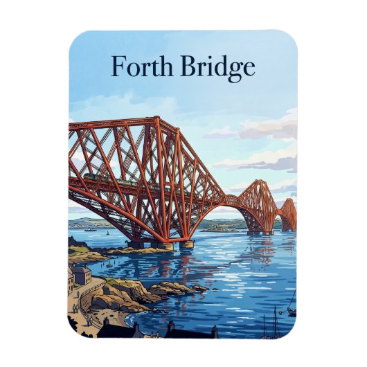 Forth Bridge Verenigd Koninkrijk Magneet (Verticaal)