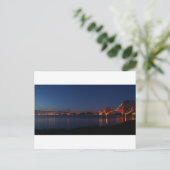Forth Bridges bij nacht Briefkaart (Staand voorkant)