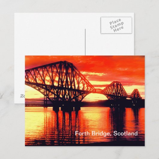 Forth-brug Briefkaart (Voorkant / Achterkant)
