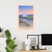 Forth en Clyde Kanaal Jaagpad Scotlands Groot Poster (Thuiskantoor)